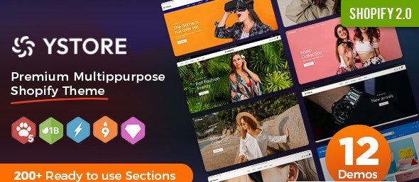 YStore v1.2.2 – Multipurpose Fashion Shopify Theme OS 2.0